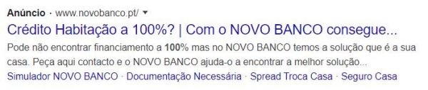 Crédito Habitação com 100% de financiamento